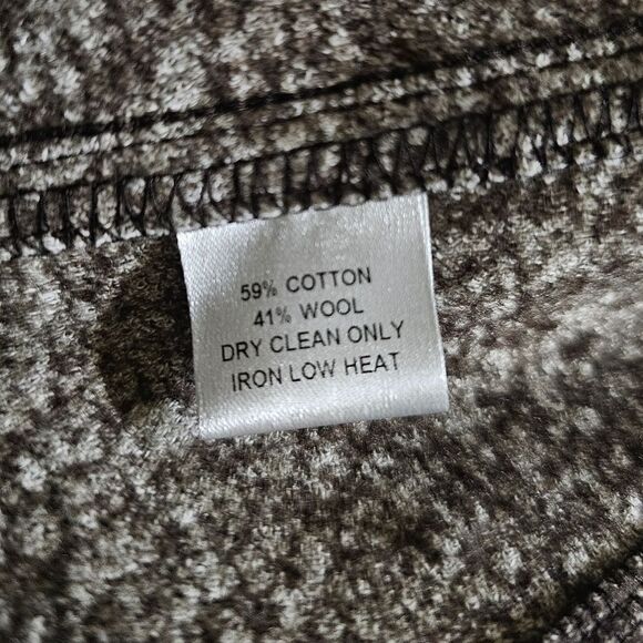 SOLD!! PERUVIAN CONNECTION Biella Cropped Wool Blend Jacket Blazer - Size Small - Picture 10 of 10